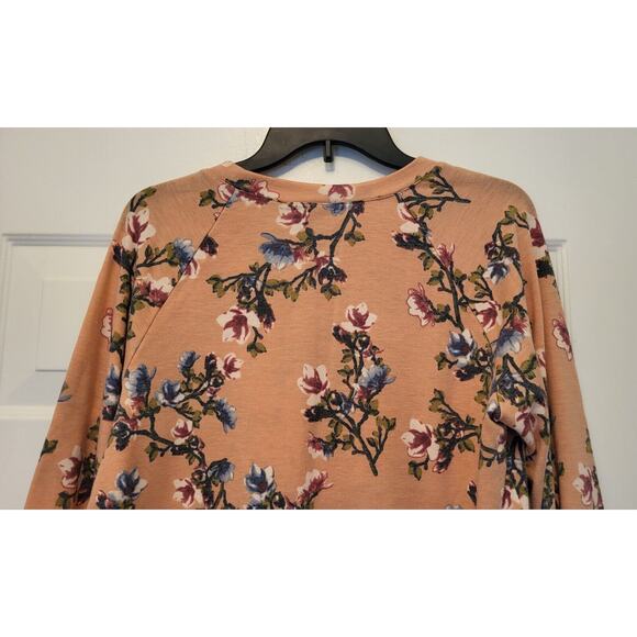 Iz Byer Women's Multicolored Print Long Sleeve Shirt Size Large - Picture 4 of 11